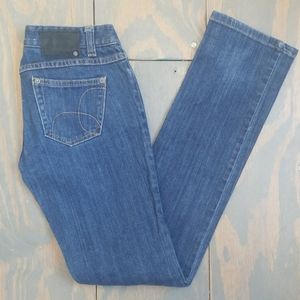 Hurley size 1 dark blue jeans straight leg